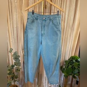 Vintage PS Gitano Light Blue wash High-Waisted mom jeans retro denim